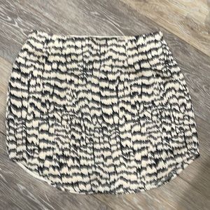 mini skirt - black white grey design